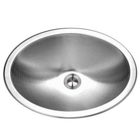 Houzer Opus Series Undermount Stainless Steel Oval Bowl Lavatory Sink CH-1800-1